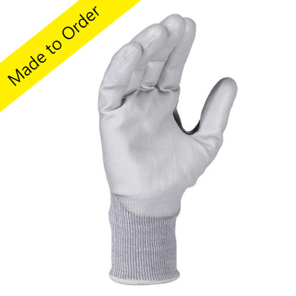 White PU Coated Safety Hand Gloves, BXPG0350IN