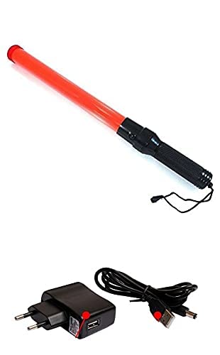 Light Sticks Street Racing Rechargeable Traffic Light Stick Traffic Baton Light for Parking Road ...