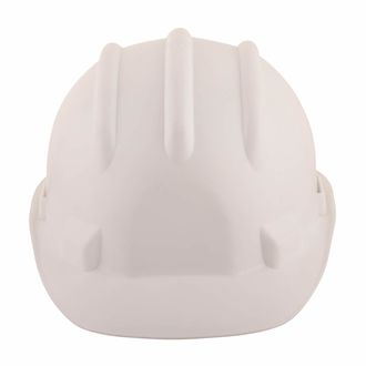 Karam PN 521 White Ratchet Type Safety Helmet With Plastic Cradle (Pack of 5 Pcs)