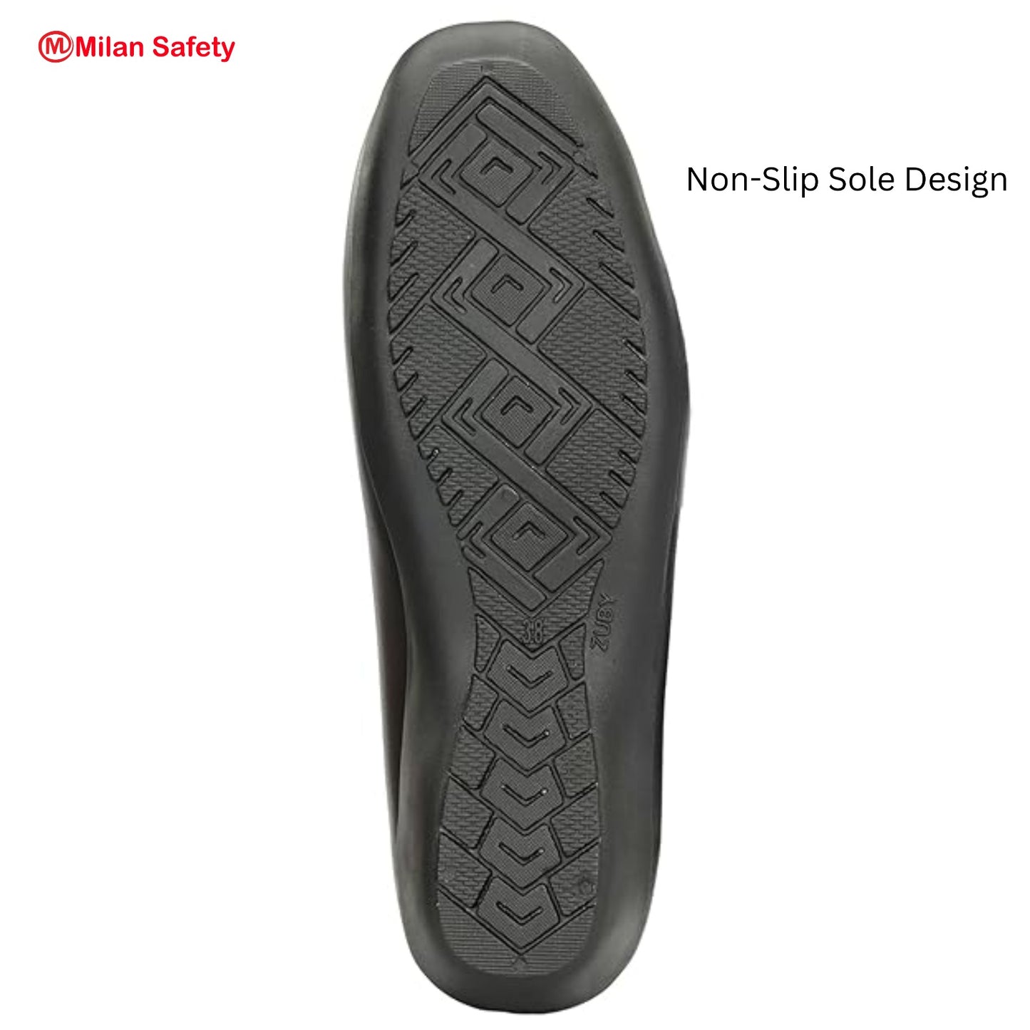 Milan Safety LB04 Ladies Belle Shoes | Lightweight Comfortable Work & Daily Wear Footwear with Non-Slip Sole