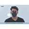 Karam RF101 - K AIR, NIOSH N95, Grey Face Mask with Headband (Pack of 3)