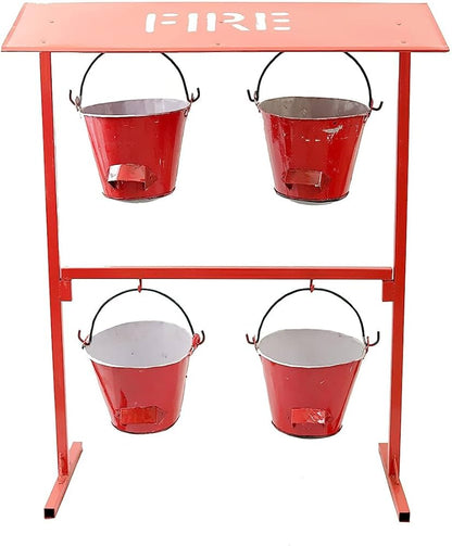 Milan Safety Fire Bucket with Stand - Durable, Versatile, and Easy to Use