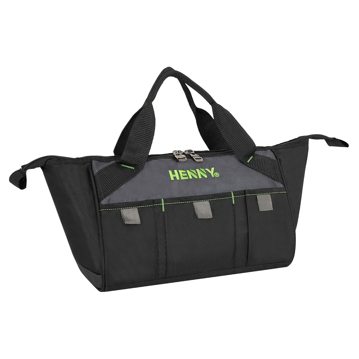 15-Inch Heavy Duty Tool Bag – Waterproof Wide Mouth Tool Organizer with Molded Base & 8 Pockets (750 Days Warranty)