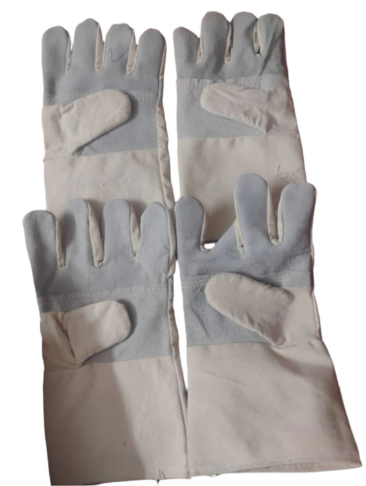 Premium 12-Inch Heavy-Duty Canvas Hand Gloves – Industrial Grade | Pack Of 10pc