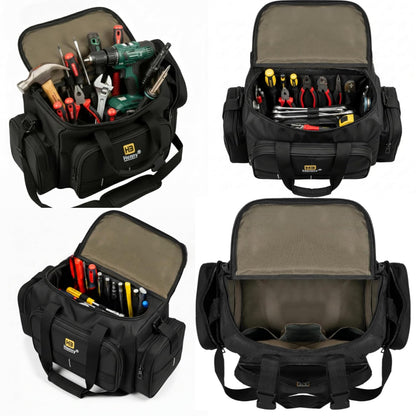 18-Inch Heavy Duty Tool Bag – 50kg Load Waterproof Urban Cord Electrician & Technician Tool Bag with Fixed Shoulder Strap