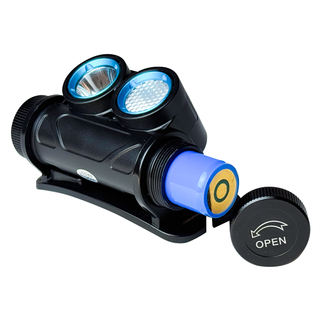 Jarsh ATEX Light Headlamp Intrinsically Safe LED Explosion-Proof Industrial Headlamp (Model: JHWL-ATEX) - IP68 Waterproof Hazard Zone Dual-Light Engine