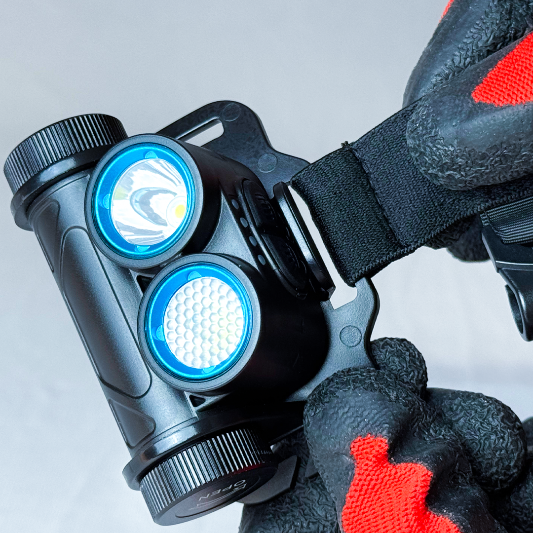 Jarsh ATEX Light Headlamp Intrinsically Safe LED Explosion-Proof Industrial Headlamp (Model: JHWL-ATEX) - IP68 Waterproof Hazard Zone Dual-Light Engine