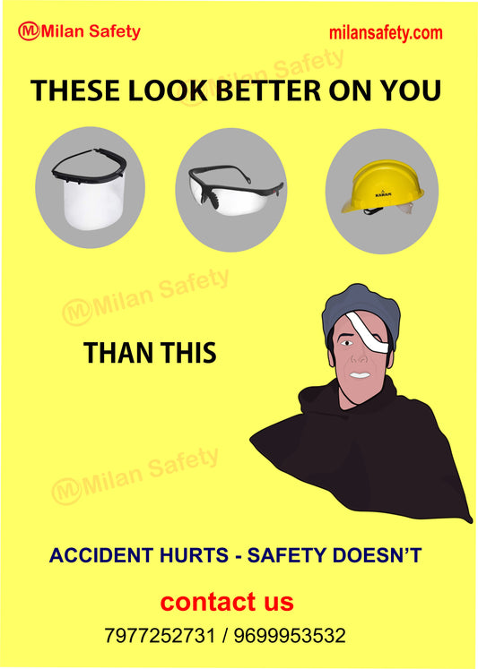 Safety Poster 11 | High-Quality Customizable Signage with Easy Wall Mounting Options