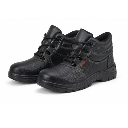 Milan Safety Shoe MS 07 – Lightweight, High-ankle |  ISI-Compliant Single -Density Safety Footwear