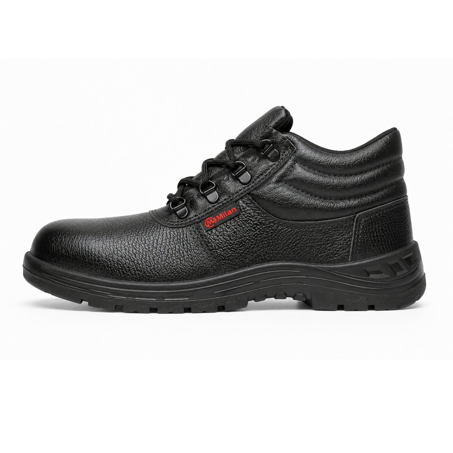 Milan Safety Shoe MS 07 – Lightweight, High-ankle |  ISI-Compliant Single -Density Safety Footwear