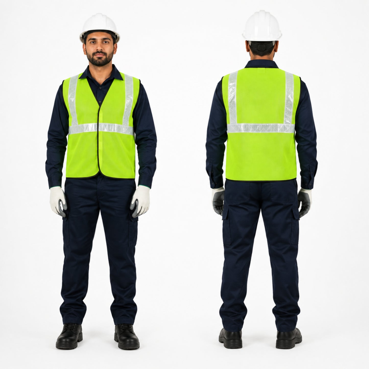 Safety Jacket MSRJ1 | 70 GSM Polyester Mesh Reflective Safety Vest