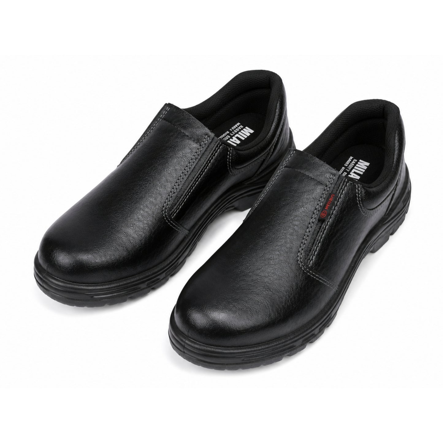 Milan Safety Shoe MS 05 Slip-on Anti-static Safety Shoes | Stylish & Durable with Steel Toe Cap | Sizes 38-46