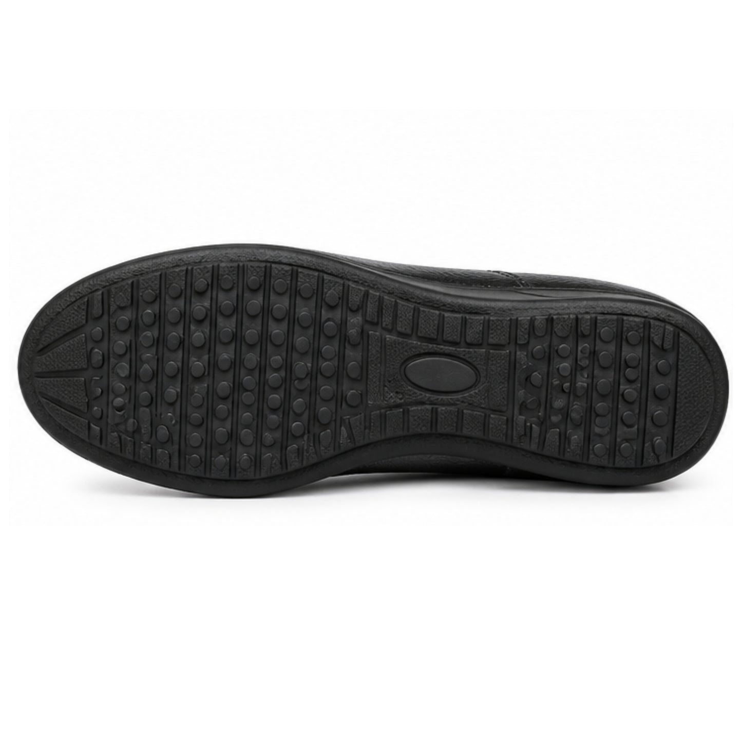 Women’s Security Guard Shoes | Black Leather Safety Shoes | Lightweight, Flat Sole & Soft Cushion Insole | Milan Safety