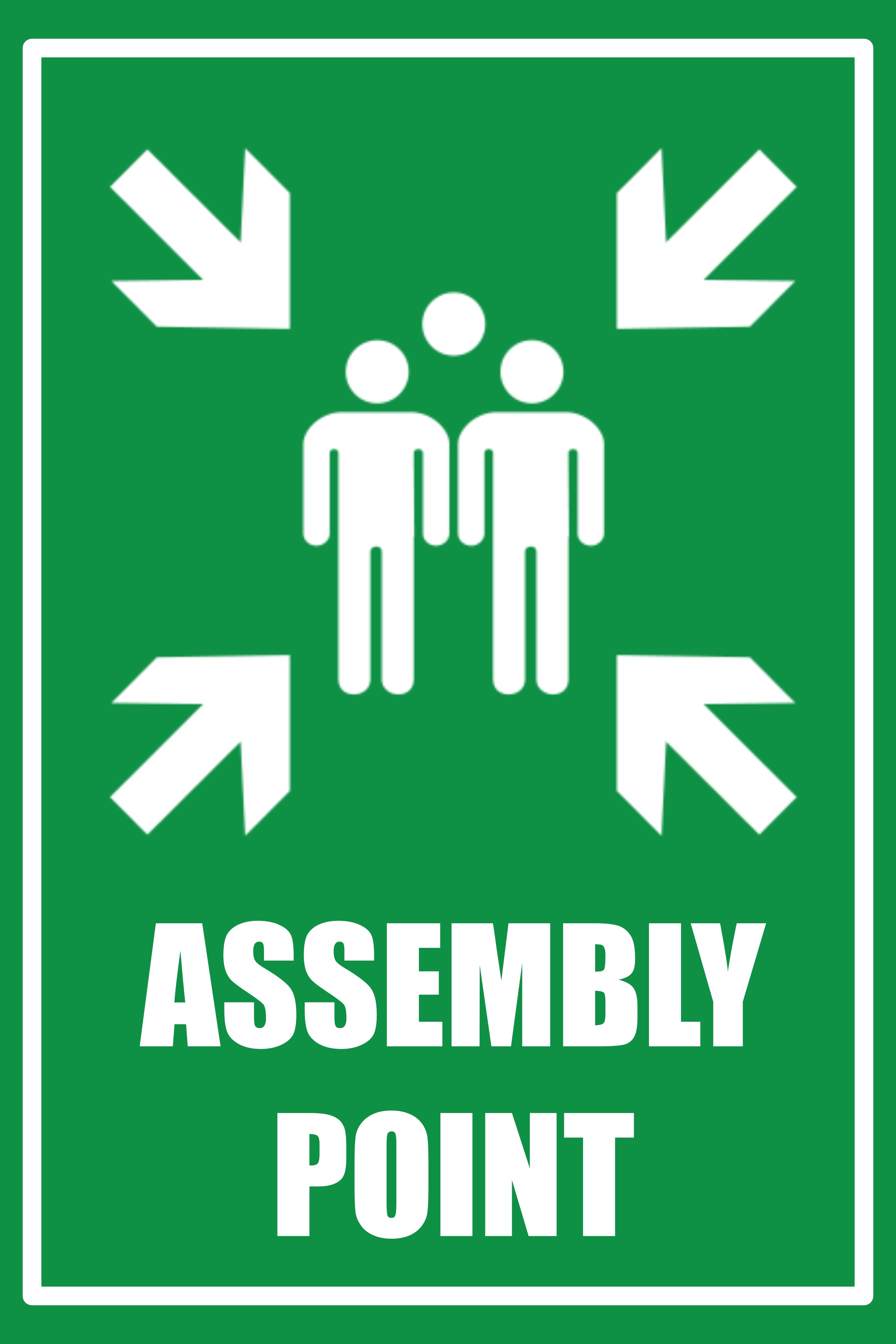 assembly point Signages – Milansafety