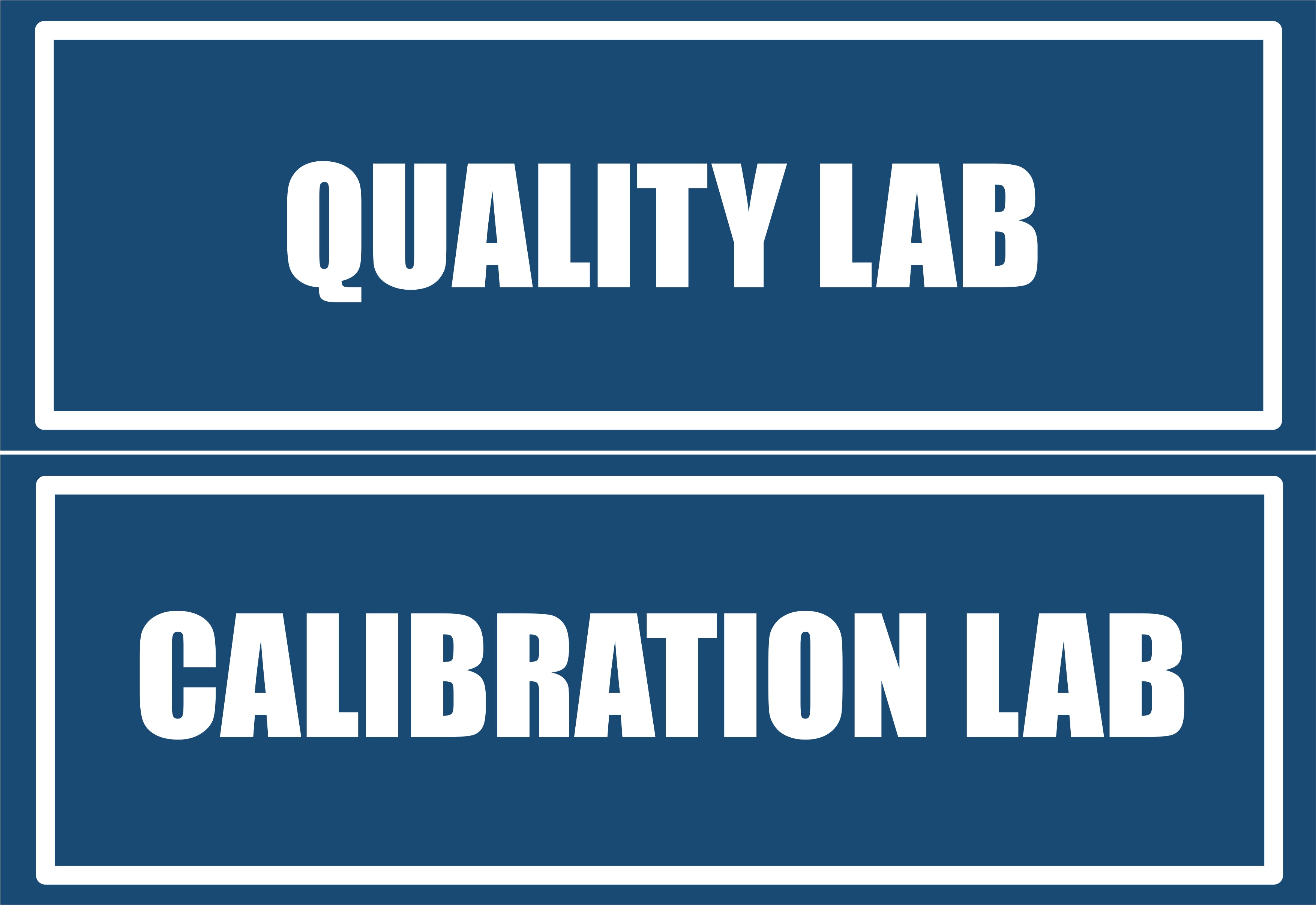 Calibration Lab Sign Safety Signages – Milansafety