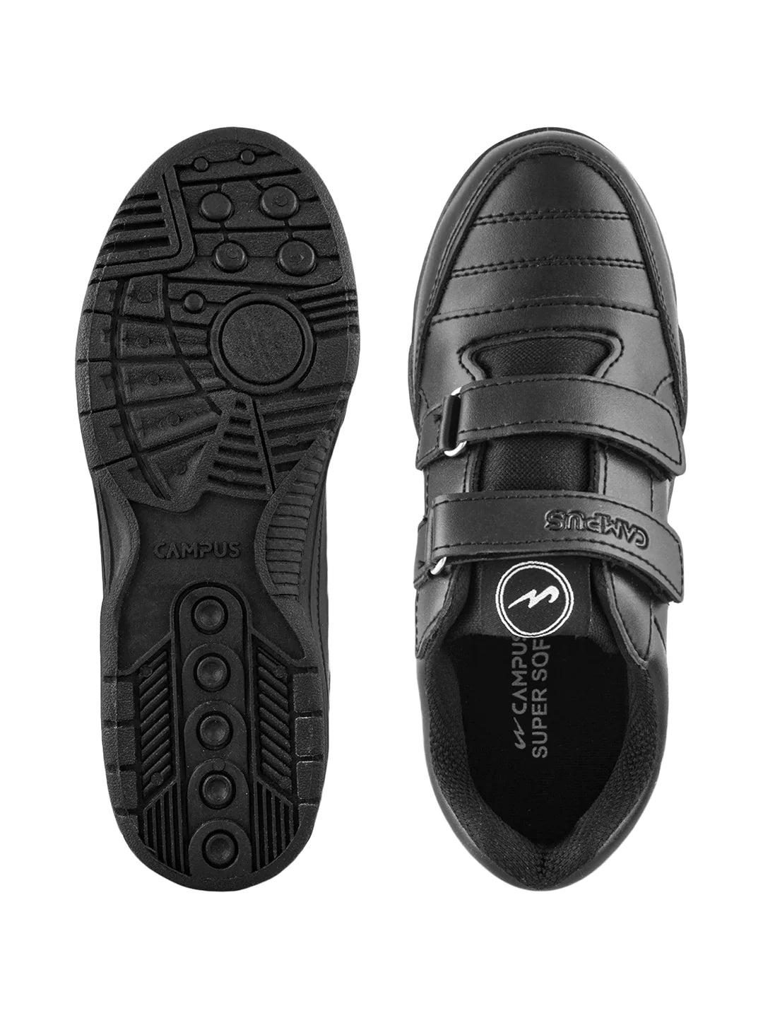 CAMPUS Double Velcro Running Shoes For Boys & Girls