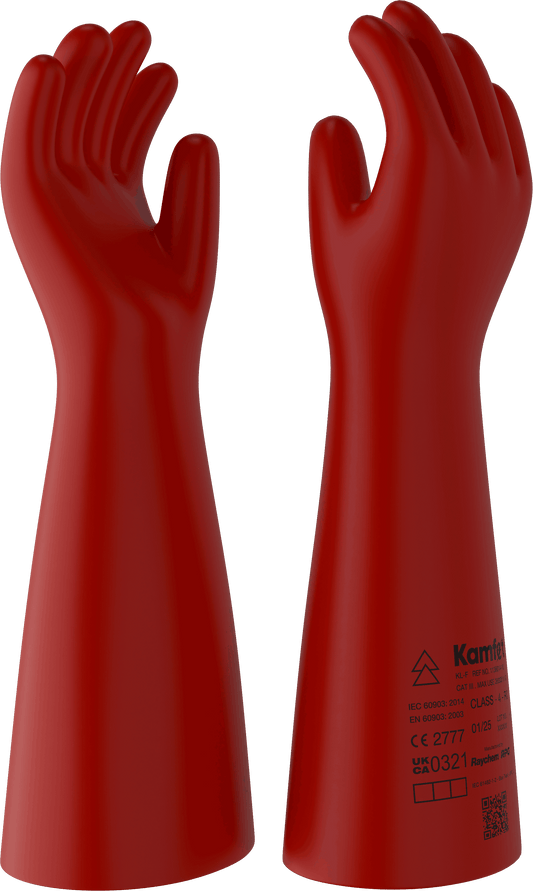 Raychem RPG Kamfet KL-F Class 4 Electrical Insulating Gloves – 36kV Arc Flash