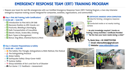 Emergency Response Team (ERT) Training Program – First Aid & Disaster Management Course Near You