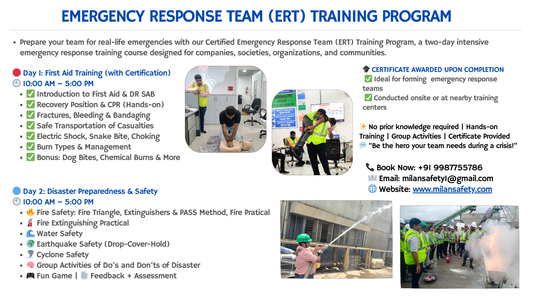 Emergency Response Team (ERT) Training Program – First Aid & Disaster Management Course Near You