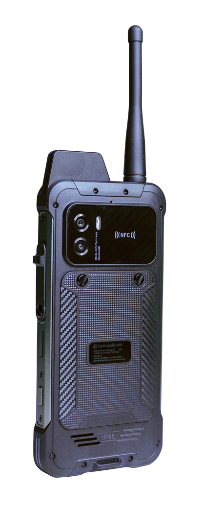 Jarsh JAS Phone 5G ATEX Certified Rugged Smartphone with DMR (Model: JAS-P-ATEX-5G-DMR) - Intrinsically Safe Dual-Radio Explosion-Proof Device for Hazardous Environments