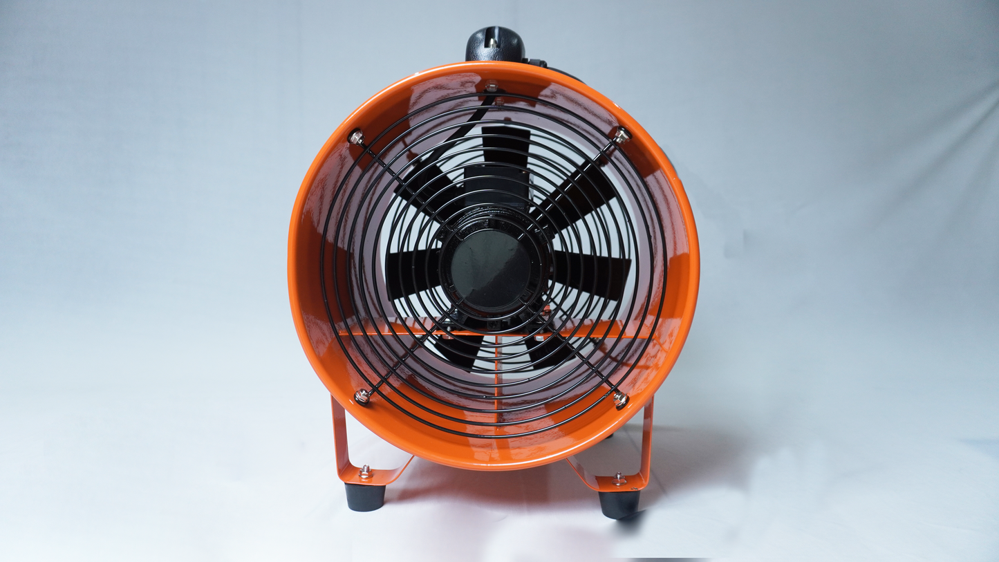 Jarsh Industrial Blower Fan CE Certified 300mm Portable Ventilation Fan | Heavy Duty Industrial Air Blower | 220V High Airflow Workshop Exhaust Fan