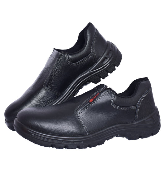 Milan Safety Shoe MS 07 Slip-on Anti-static Safety Shoes | Stylish & Durable with Steel Toe Cap | Sizes 38-46