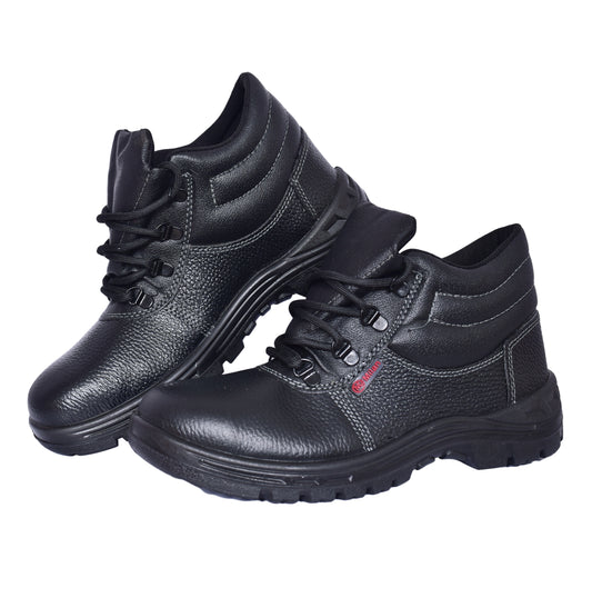 Milan Safety Shoe MS05 – Lightweight, High-ankle |  ISI-Compliant Single -Density Safety Footwear