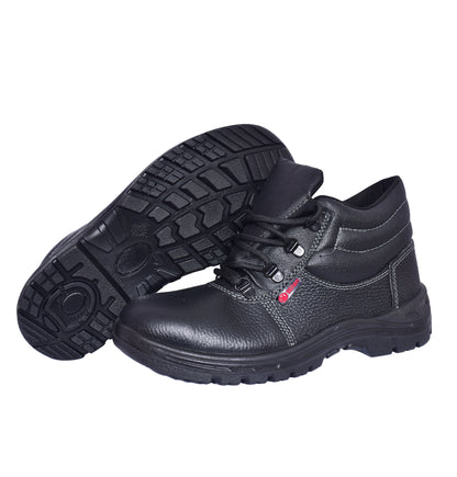 Milan Safety Shoe MS05 – Lightweight, High-ankle |  ISI-Compliant Single -Density Safety Footwear