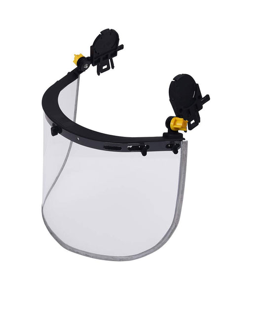 HELMET ATTACHABLE FACE SHIELD WITH CLEAR POLYCARBONATE VISOR ES 51