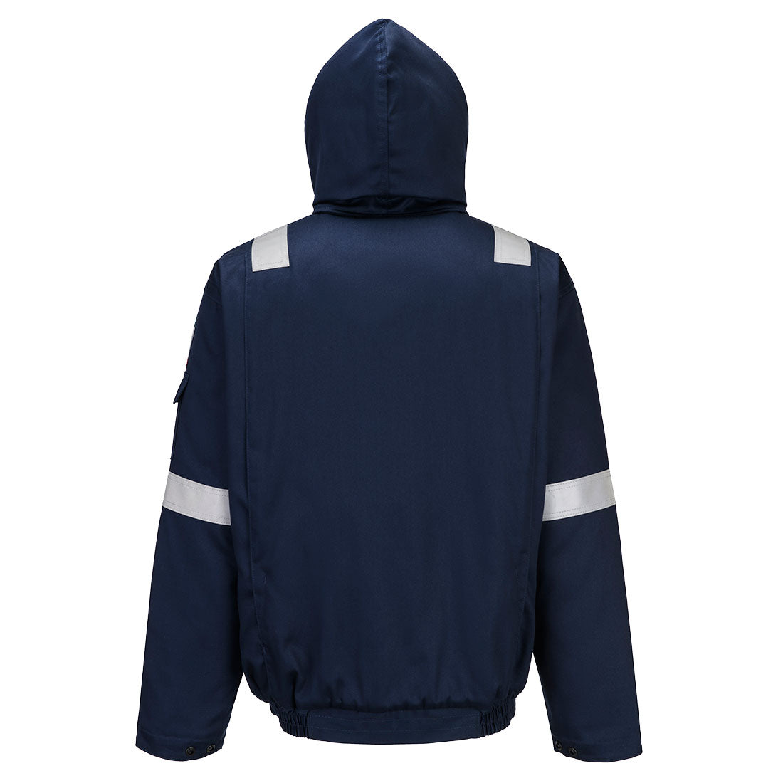 PORTWEST FR731 Bizflame Work+ FR Insulated Bomber Jacket | Flame Resistant Safety Jacket (Navy, Royal Blue)