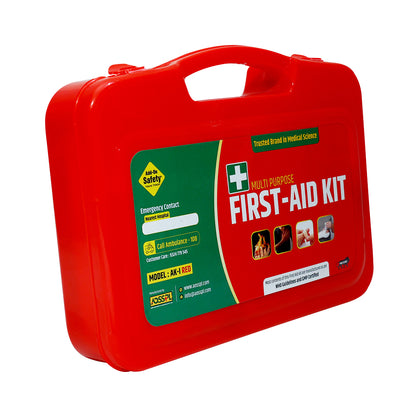 First-Aid Kit (Model: AK-I RED) | Suitable For: 5 persons