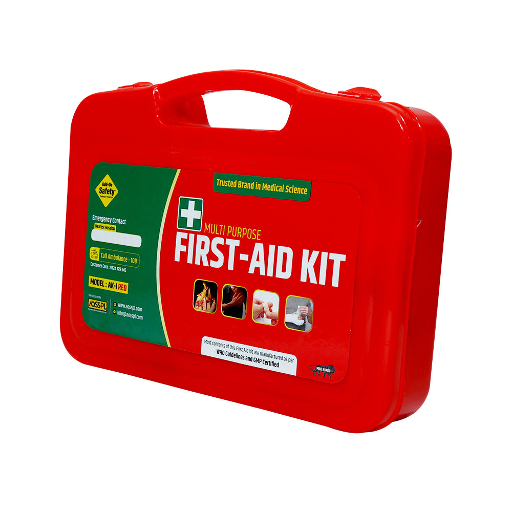 First-Aid Kit (Model: AK-I RED) | Suitable For: 5 persons