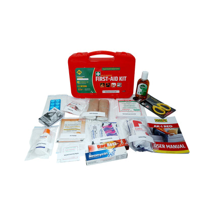 First-Aid Kit (Model: AK-I RED) | Suitable For: 5 persons