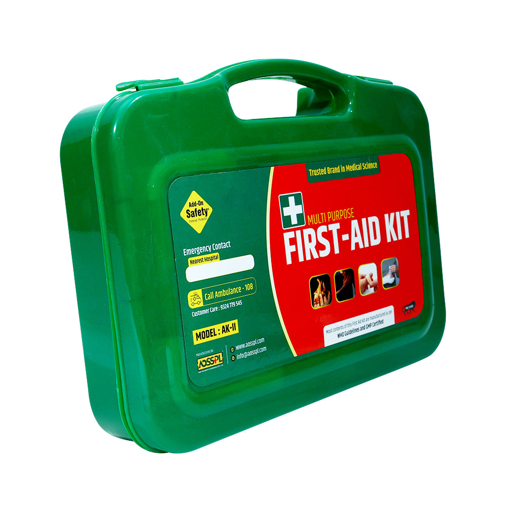 First-Aid Kit (Model: AK-II) | Suitable For: 10-12 persons