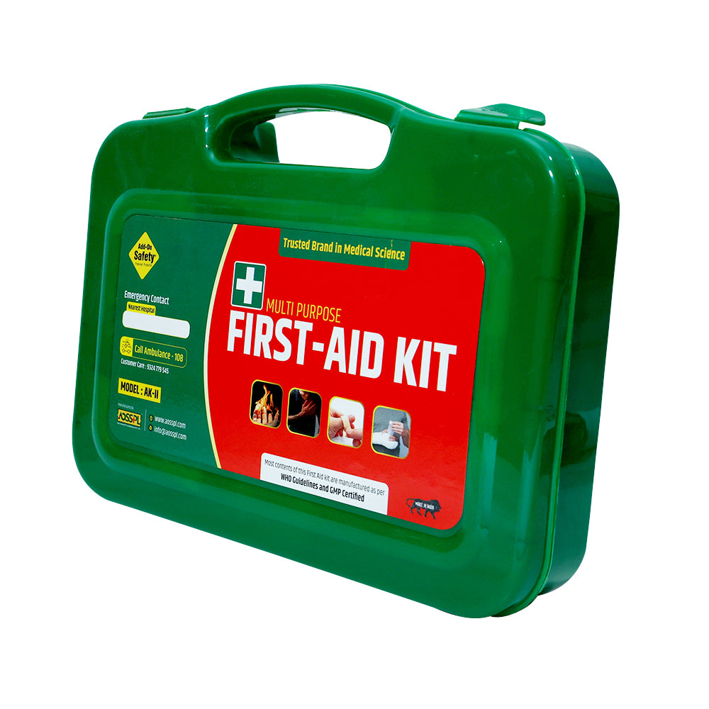 First-Aid Kit (Model: AK-II) | Suitable For: 10-12 persons