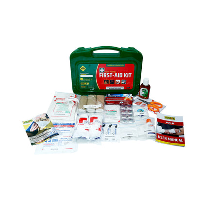 First-Aid Kit (Model: AK-II) | Suitable For: 10-12 persons