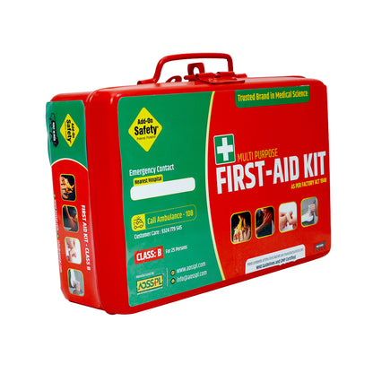 First-Aid Kit (Model: CLASS B) | Suitable For: 25 to 50 persons