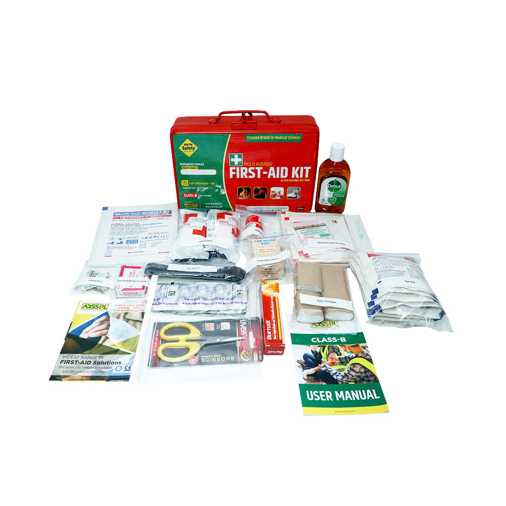 First-Aid Kit (Model: CLASS B) | Suitable For: 25 to 50 persons