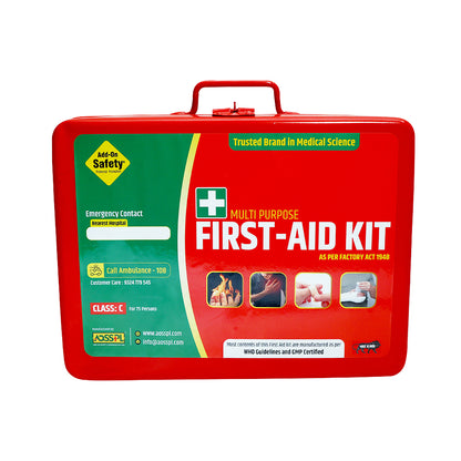 First-Aid Kit (Model: CLASS C) | Suitable For: 50-100 persons