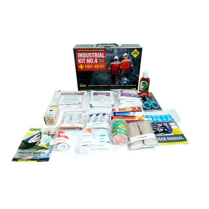 First-Aid Kit (Model- INDUSTRIAL KIT NO. 4) | Suitable For: 25 persons