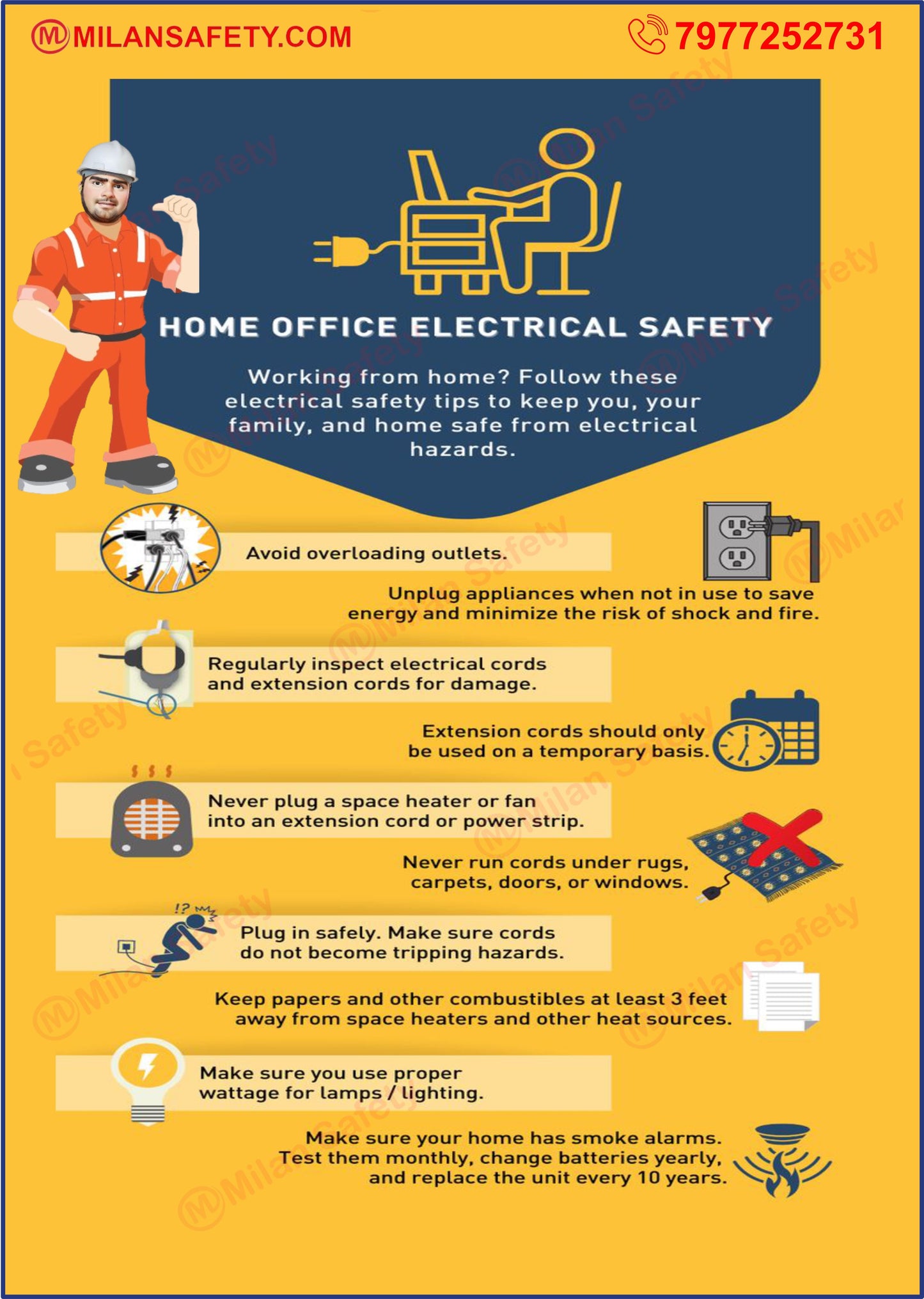 Safety Poster 26 | High-Quality Customizable Signage with Easy Wall Mounting Options