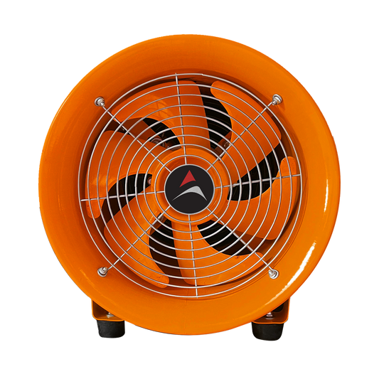 Jarsh ATEX Certified Industrial Blower Fan with Anti-Static PVC Ventilation Duct | Explosion Proof Hazardous Area Ventilation System