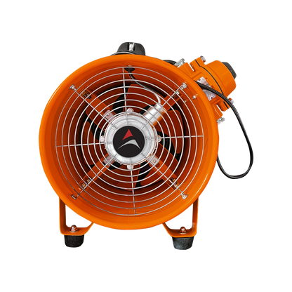 Jarsh ATEX Certified Industrial Blower Fan with Anti-Static PVC Ventilation Duct | Explosion Proof Hazardous Area Ventilation System