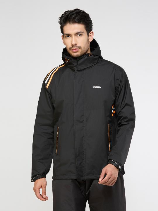Zeel Raincoat JS701 Waterproof Industrial Safety Raincoat for Men | Heavy Duty PVC Rain Suit (L to 3XL)
