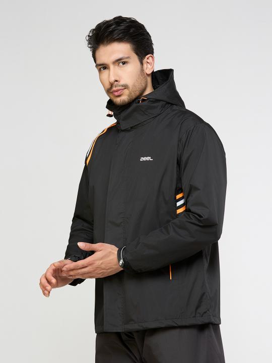 Zeel Raincoat JS701 Waterproof Industrial Safety Raincoat for Men | Heavy Duty PVC Rain Suit (L to 3XL)