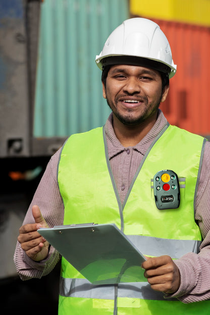 Jarsh DownAlert™ JDA-ATEX Automatic Man Down Detection Device | Emergency Lone Worker Safety Alarm | ATEX Personal Distress Alert System