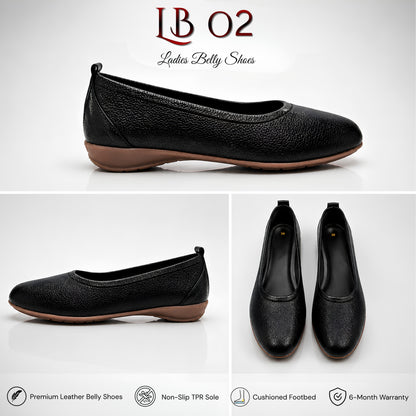 Ladies Leather Belly Shoes LB-02 | Milan Safety