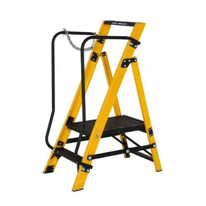 Industrial FRP Heavy Duty Ladder Youngman Megastep - Work Platform