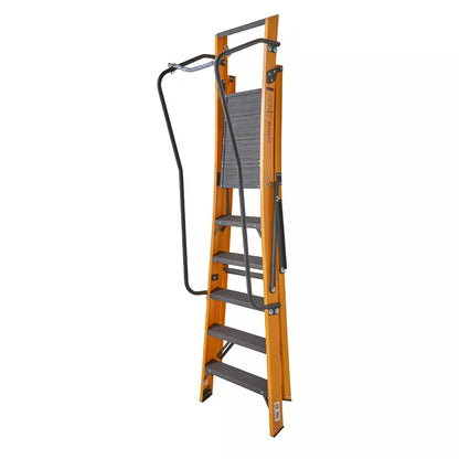 Industrial FRP Heavy Duty Ladder Youngman Megastep - Work Platform