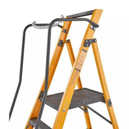 Industrial FRP Heavy Duty Ladder Youngman Megastep - Work Platform